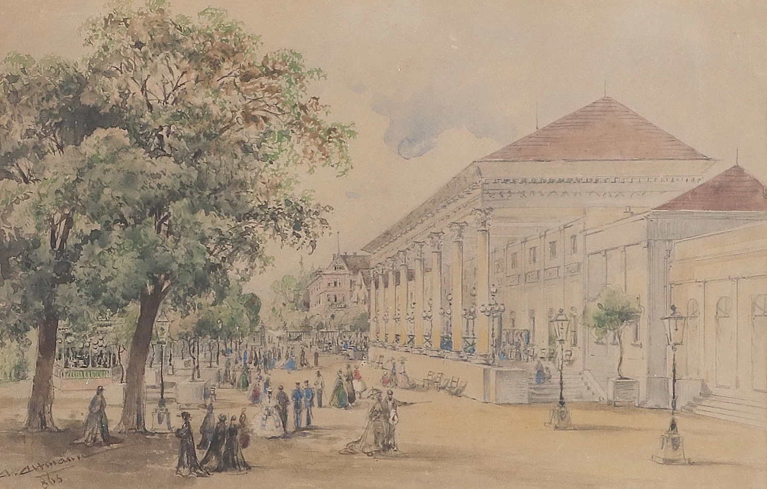 Il parco cittadino di Baden - Altamann Anton